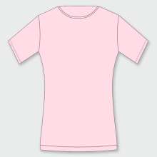 Shirt SS Women's Cut - Printed (Cotton)